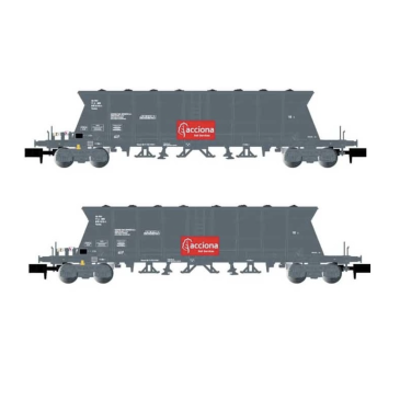 Arnold HN6618 - 2 Wagons-trémies Faoos, "Transfesa", ACCIONA, Ep VI, N