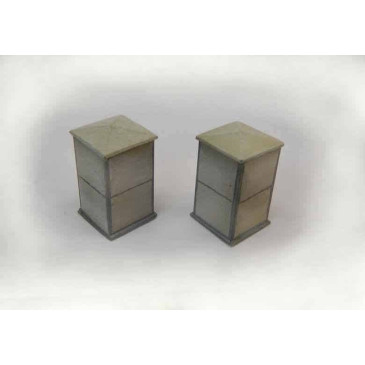 PN SUD MODELISME 0801 armoire électrique fibro ciment Ho