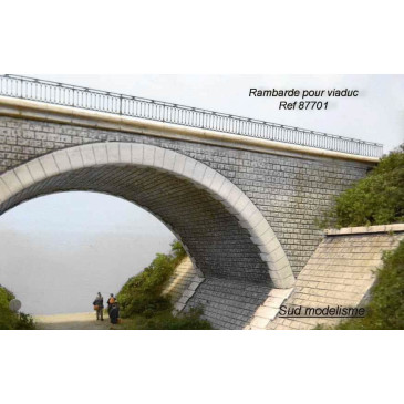 PN SUD MODELISME  87701 Rambarde pour viaduc HO