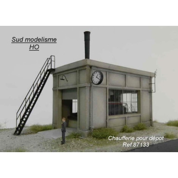 PN SUD MODELISME 87133 Chaufferie pour dépôt HO