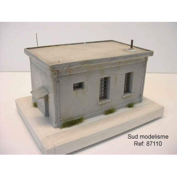 PN SUD MODELISME 87132 Local technique pour dépôt vapeur Ho