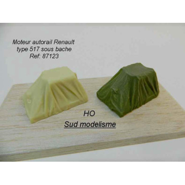 PN SUD MODELISME 87123 Moteur autorail renault sous bâche HO