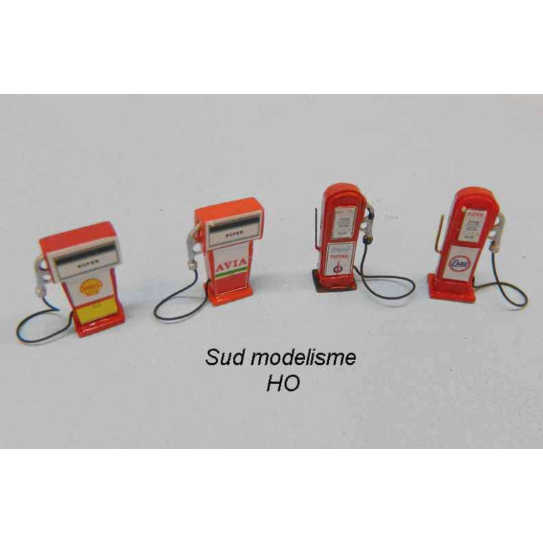 PN SUD MODELISME 87122 X4 pompes a essence vintage HO