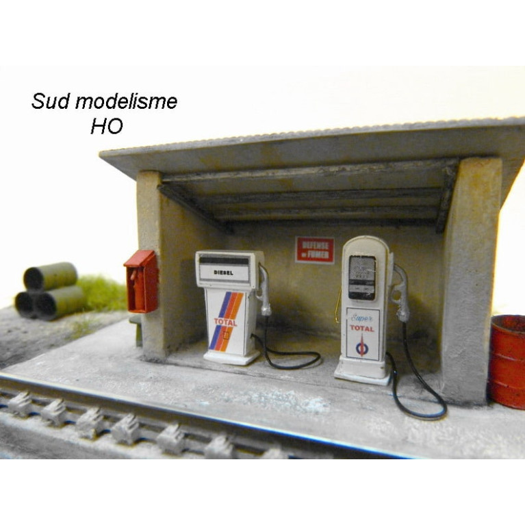 PN SUD MODELISME 87121 Poste a gasoil pour dépôt HO