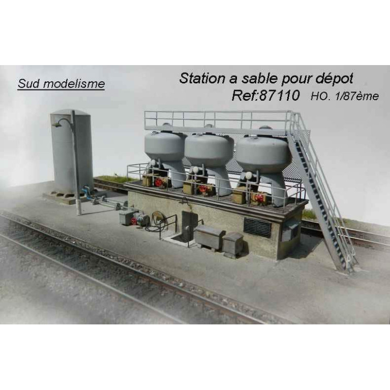 PN SUD MODELISME 87110 Station à sable pour dépôt HO