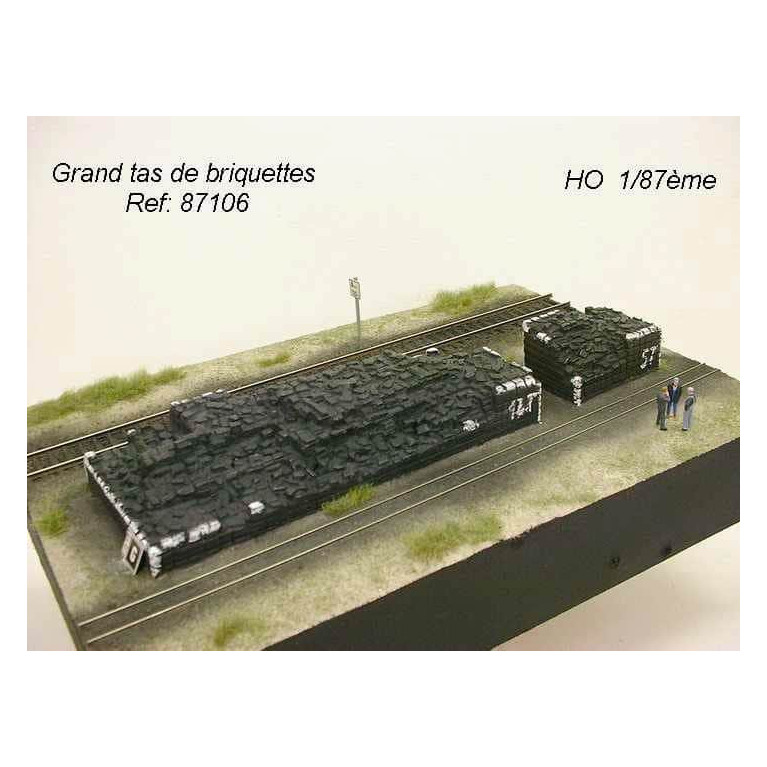 PN SUD MODELISME 87108 Grand tas de briquettes HO