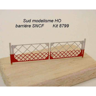 PN SUD MODELISME 8799 Barriere ancienne SNCF et grillage HO