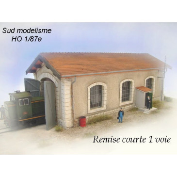 PN SUD MODELISME 8795 remise courte voie unique HO