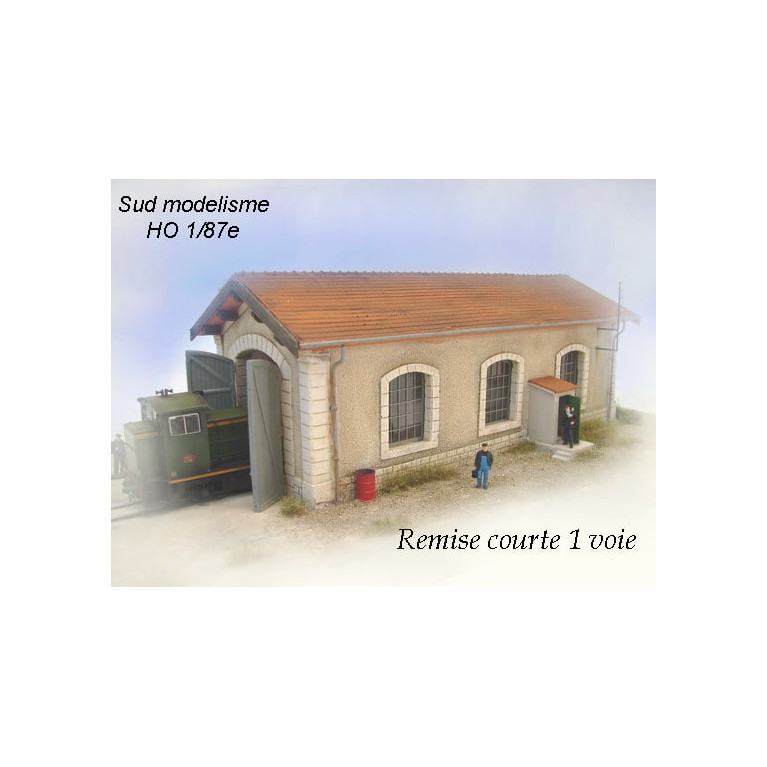 PN SUD MODELISME 8795 remise courte voie unique HO