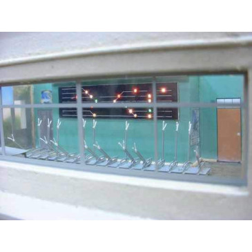 Leviers a crans pour poste d'aiguillage HO