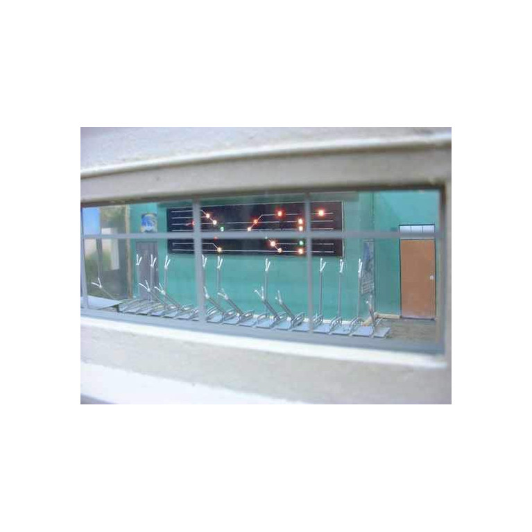 Leviers a crans pour poste d'aiguillage HO