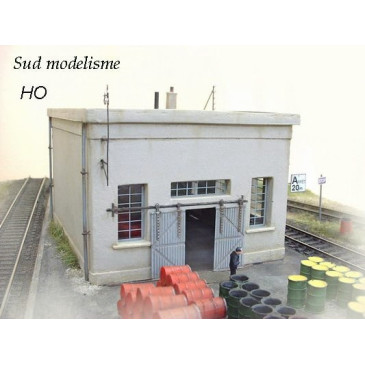 PN SUD MODELISME 8781 Huilerie pour dépôt vapeur HO