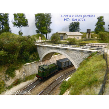 PN SUD MODELISME 8774 Pont à culée perdue HO