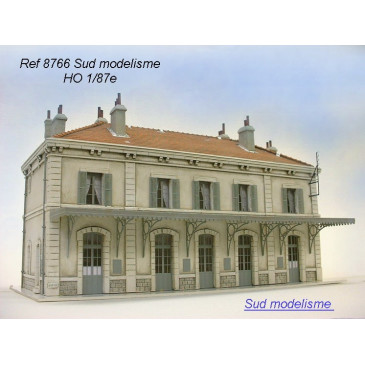 PN SUD MODELISME 8766 Gare 5 portes PLM HO
