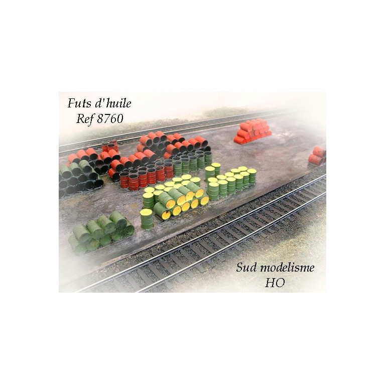 PN SUD MODELISME 8760 Fûts d'huile HO