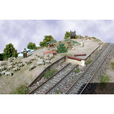 PN SUD MODELISME 8746 Quai marchandise seul HO