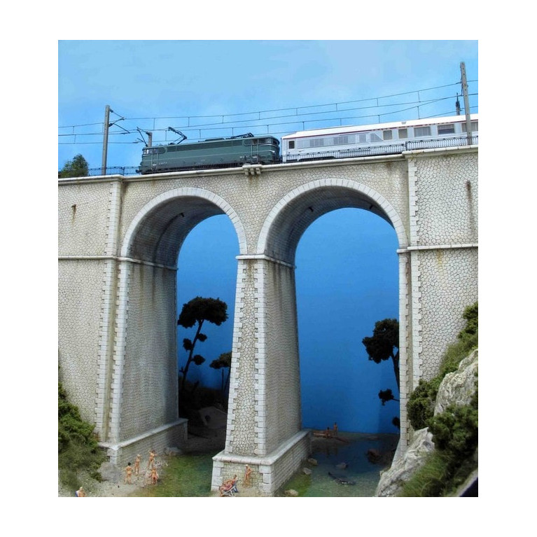 PN SUD MODELISME 8731 Viaduc deux arches double voie HO