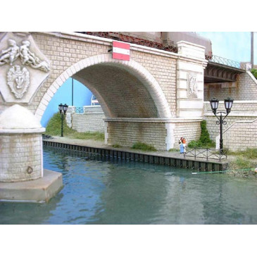 PN SUD MODELISME 8729 Kit complet de palplanches HO