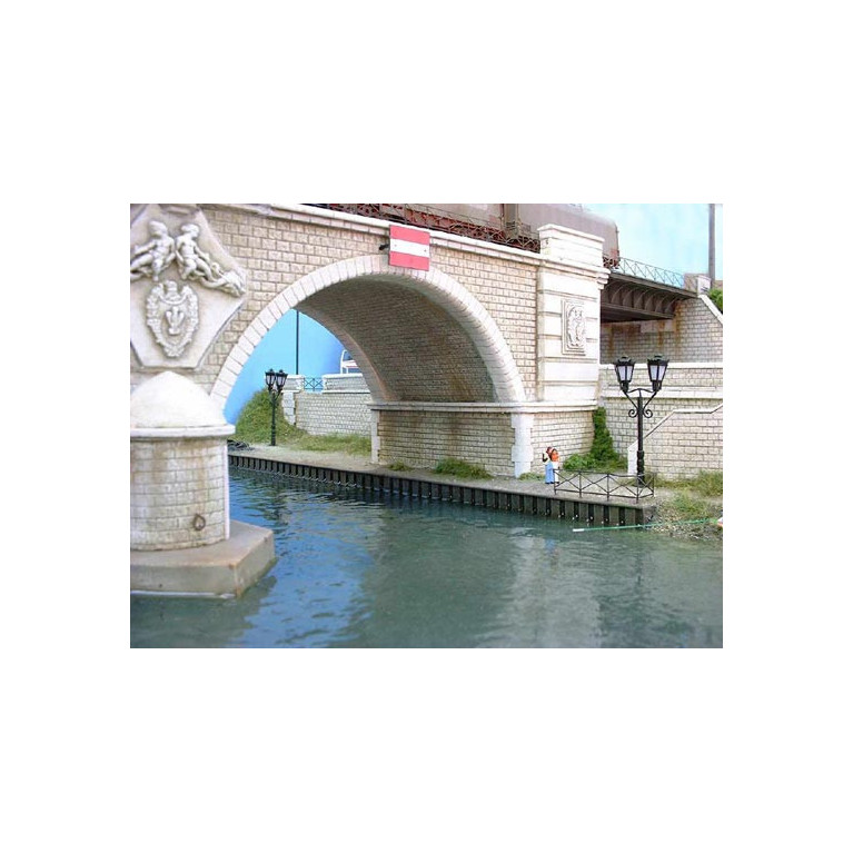 PN SUD MODELISME 8729 Kit complet de palplanches HO