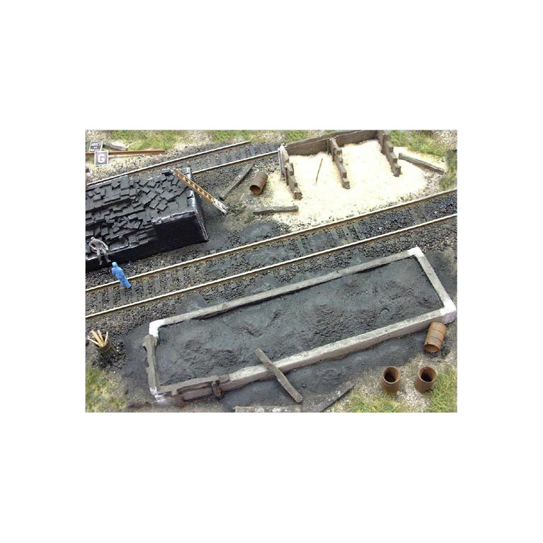 PN SUD MODELISME 8725B Kit tas de briquettes, HO, bac a scories et bac a sable