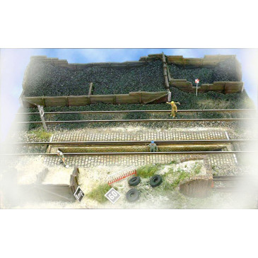 PN SUD MODELISME 8725 Parc a charbon plus fosse HO