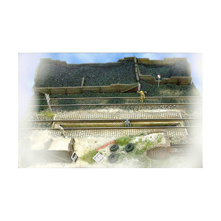 PN SUD MODELISME 8725 Parc a charbon plus fosse HO