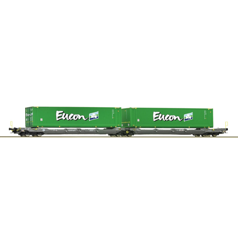 roco 77398 wagon articulé double poche T3000e HUPAC