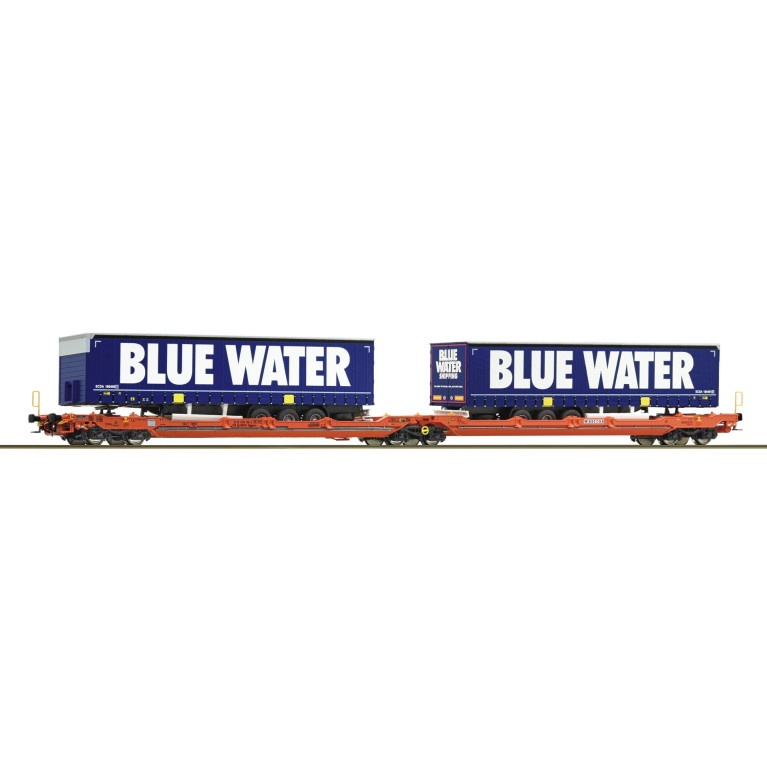 roco 77387 wagon poche articulé double T3000 de la wascosa