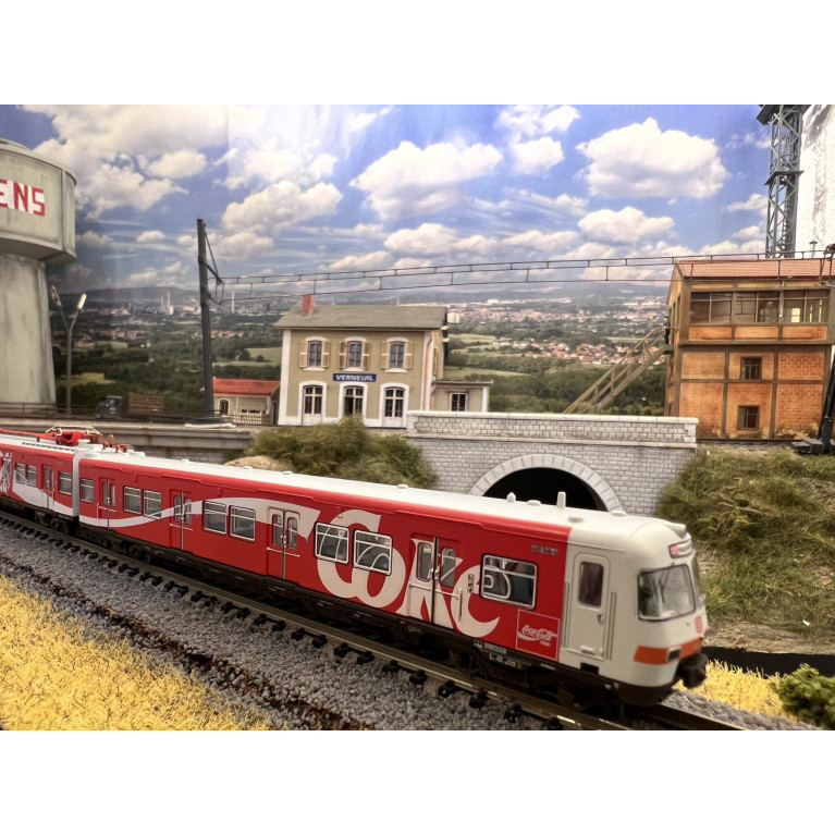 Arnold HN2496  Autorail Coca-Cola classe 420 de 3 éléments, Ep IV, N