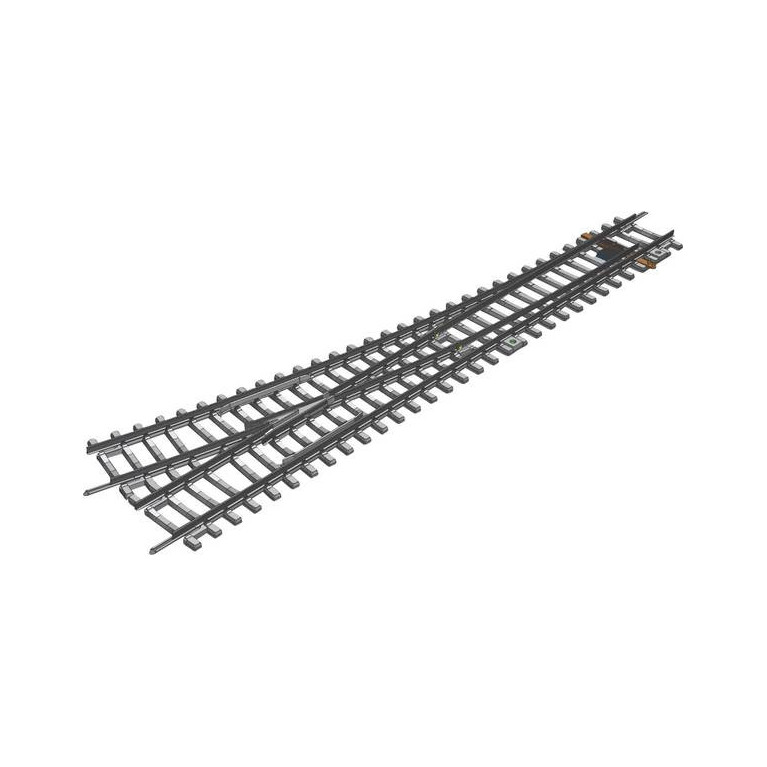 Aiguillage à droit Voie A 239 mm 15 degrés PIKO 55171