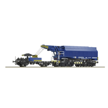 Roco 7310067 Grue pivotante ferroviaire numérique EDK 750, PKP, Ep V-VI, H0