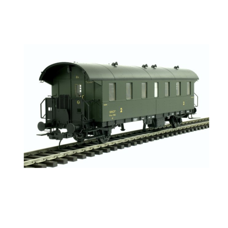 Lenz 41120-33 tromblon 2ème cl. 17862, RAL 6007, SNCF, Ep III, 0