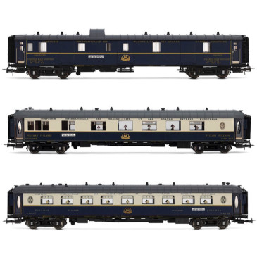 Rivarossi HR4390 Coffret 3 pièces « Edelweiss Pullman Express », CIWL, époque II, H0