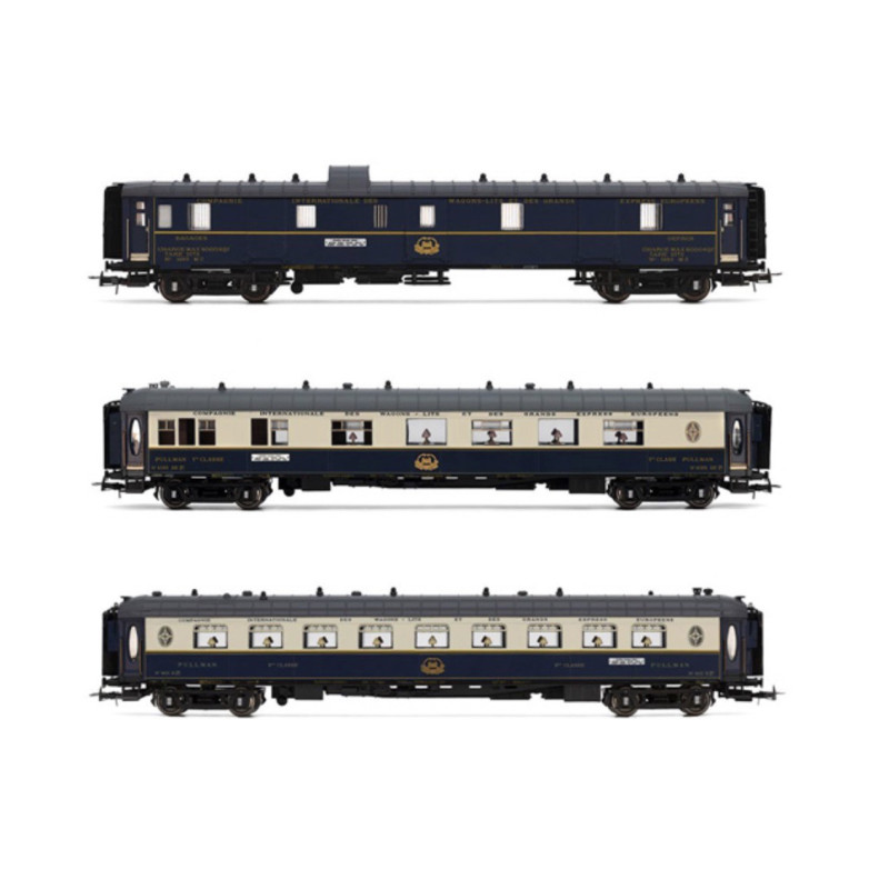 Rivarossi HR4391 Coffret 3 pièces « Edelweiss Pullman Express », CIWL, époque II, H0