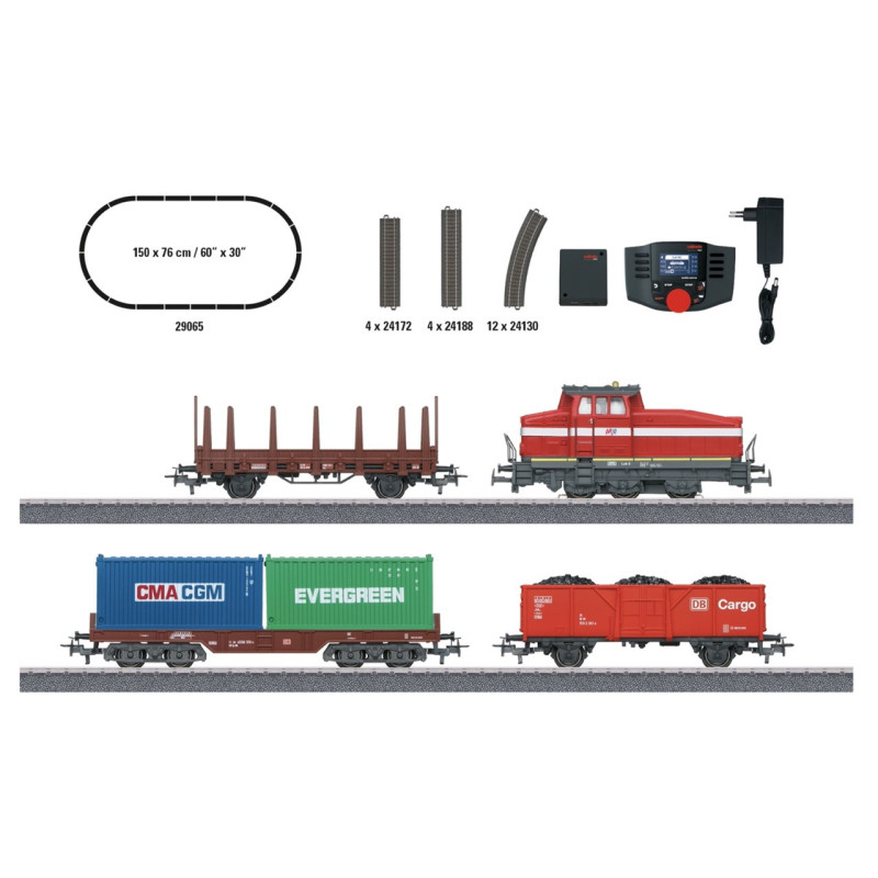 Märklin 29065 Coffret de démarrage numérique « Opérations de commutation modernes avec un DHG 500 », H0