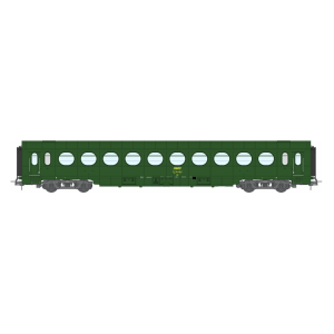 REE Modeles VB-478, Voiture Allégée ÉTAT, B10 N° 50 87 20-47 810-8, vert 301, SNCF Ep.IV, H0
