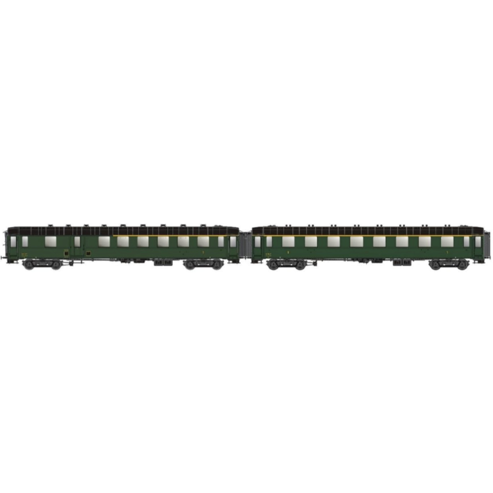 Models World Set MW 40 906 coffret 2 voitures OCEM parois-lisses, Ep IIIc-d, H0