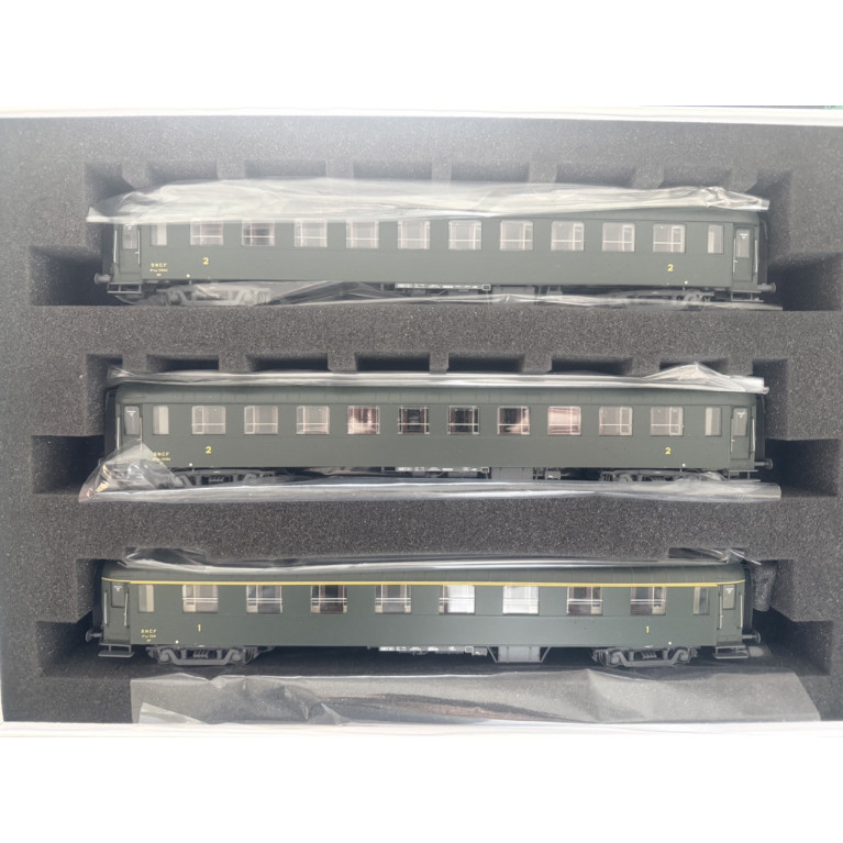 Models World MW 40 380 Coffret 3 voitures OCEM, SNCF, Ep IIIc-d, H0