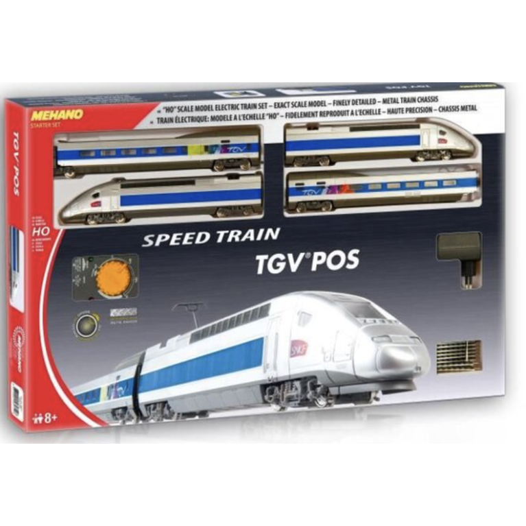 Mehano T756 - Starter Set TGV POS, analogique, SNCF, H0