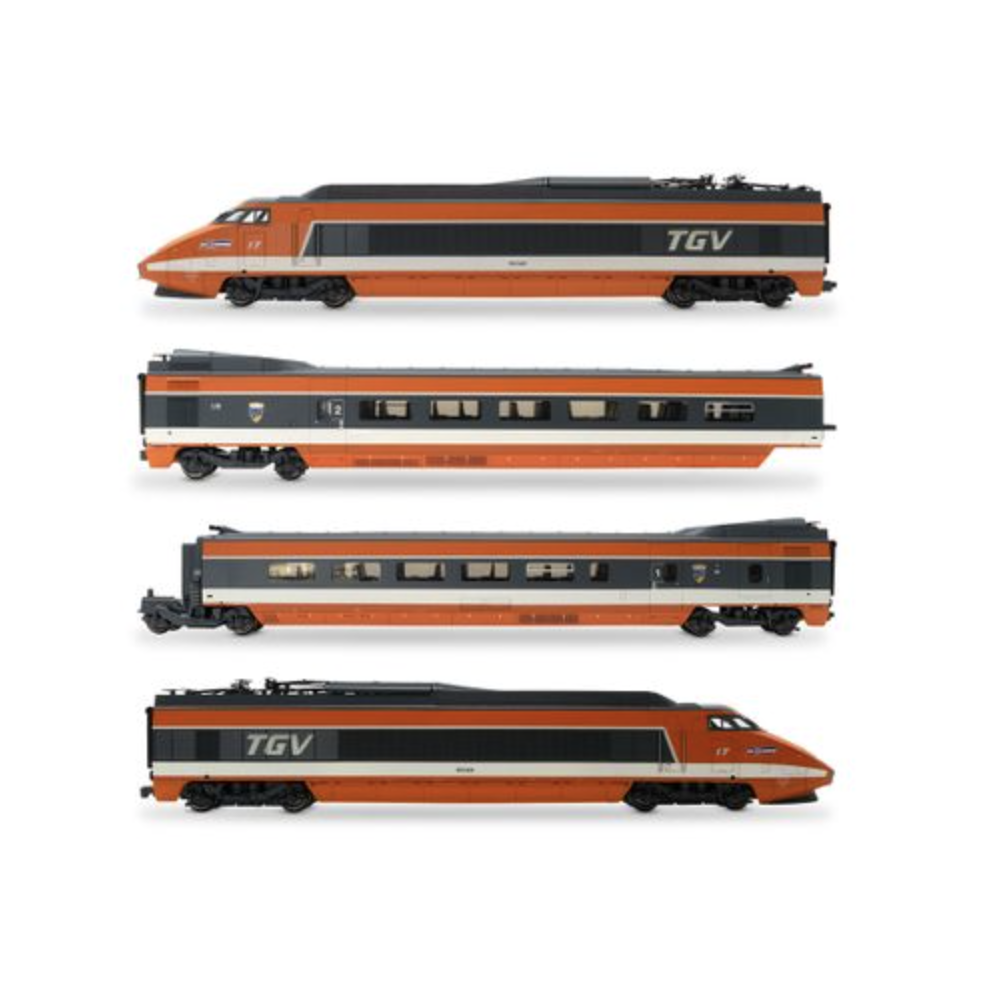 copie de JOUEF HJ2425S Coffret 4 élements rame 17, edition inauguration, , SNCF, Ep IV, H0