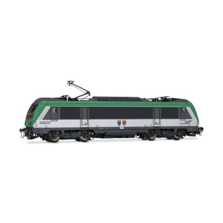 JOUEF HJ2458S Locomotive électrique BB 436331 \"Bons-en-Chablais/ Castione\", logo \"Casquette\", Ep V - H0