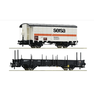 Roco 77043 Coffret 2 pièces -Train d'entretien des voies, SERSA, Ep VI,  H0