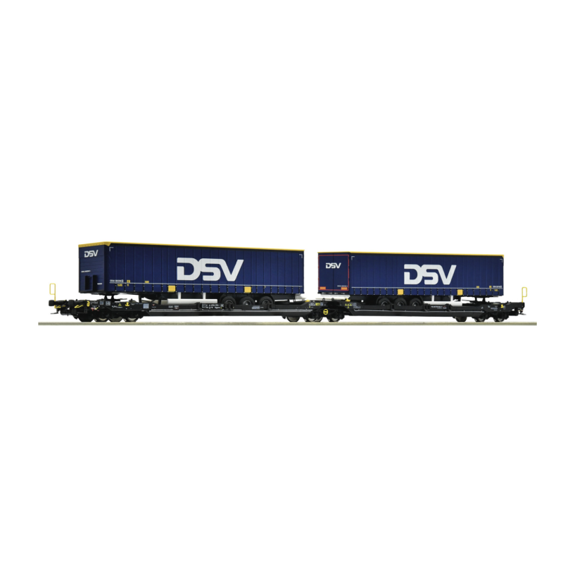 Roco 6600034 Wagon articulé à double compartiment T3000e, TX Logistik, Ep VI, H0