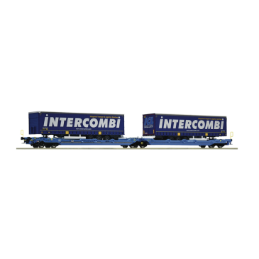 Roco 6600035 Wagon articulé double poche T3000e, EUROWAGON, Ep VI, H0