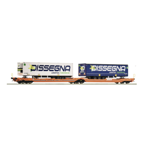 Roco 77395 Wagon articulé double poche T3000e, Wascosa, Ep VI, H0