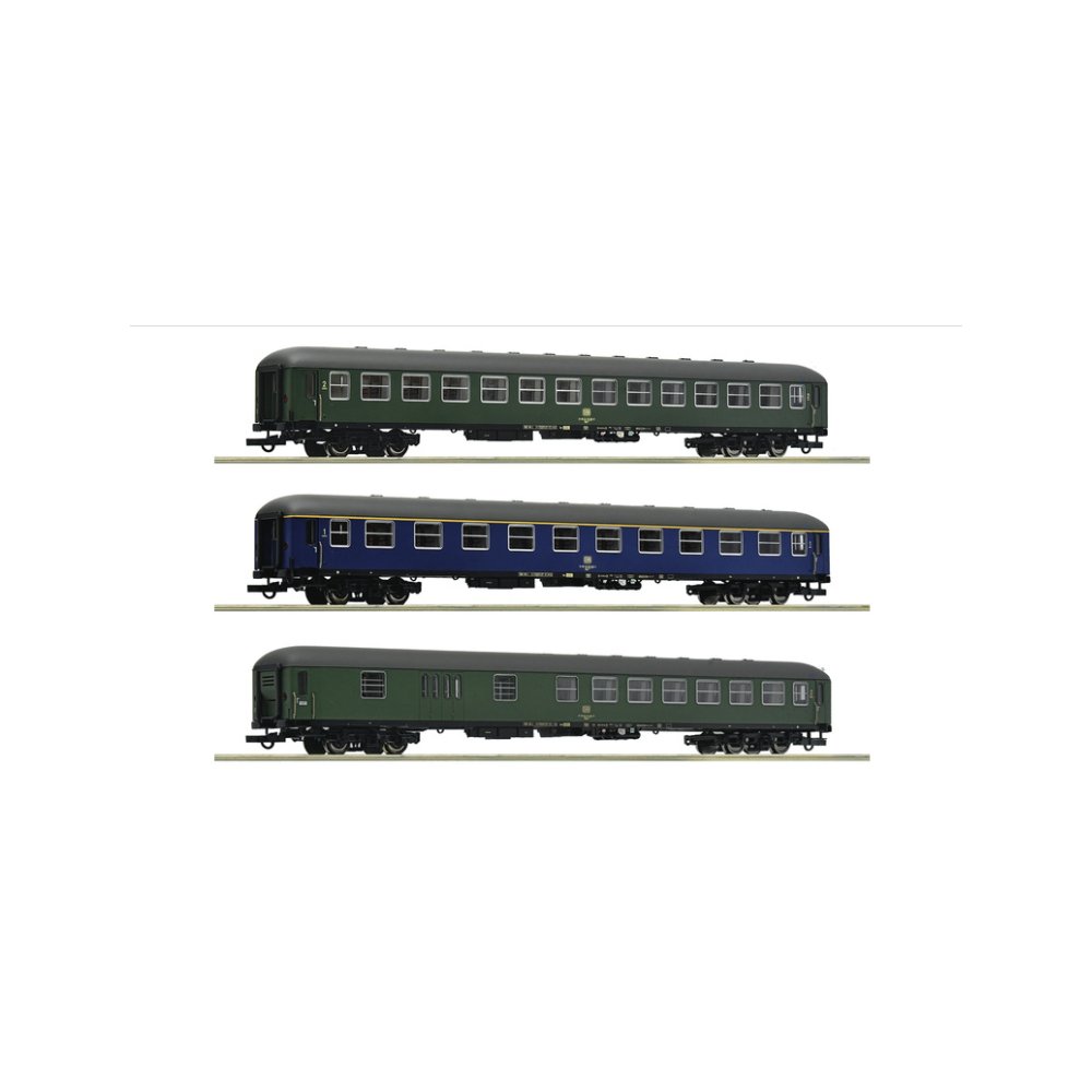Roco 6200051 Coffret 3 pièces 1 : D 377 « Hispania-Express », DB, Ep IV, H0