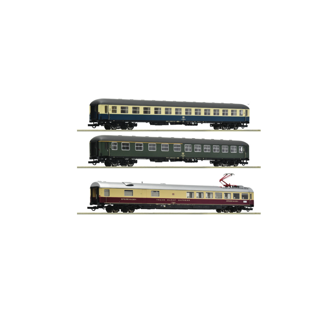 Roco 6200052 Coffret 3 pièces 2 : D 377 « Hispania-Express », DB, Ep IV, H0