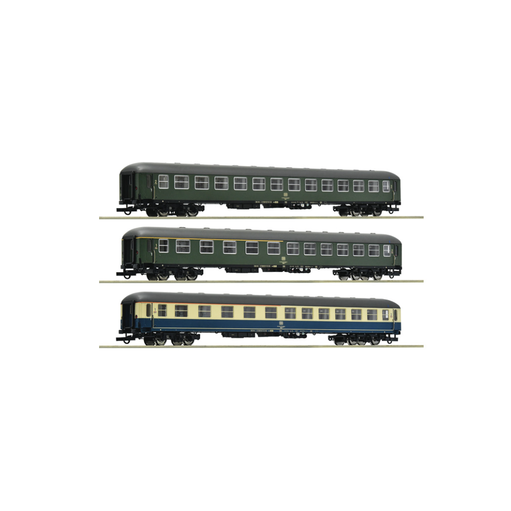 Roco 6200053 Coffret 3 pièces 3 : D 377 « Hispania-Express », DB, Ep IV, H0