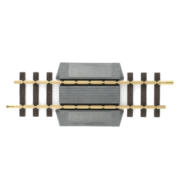 LGB 10007 Rail droit avec passage à niveau, G