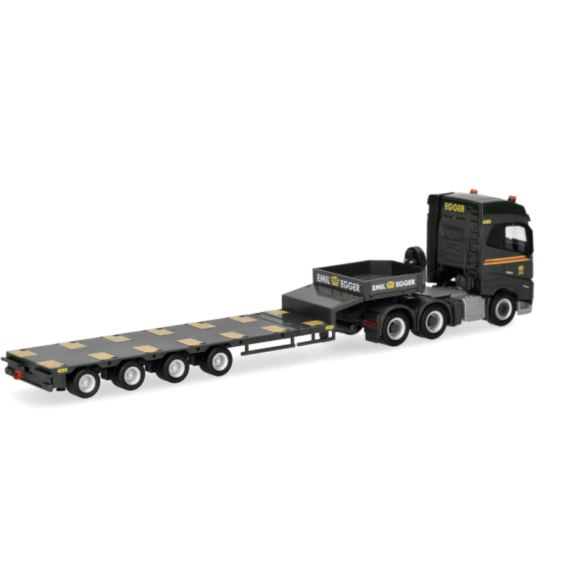Herpa 318853 Camion semi-remorque semi-surbaissé Volvo FH GL 2020 "Emil Egger", H0